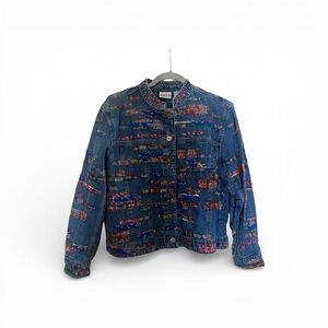 Chico's Multicolor Jean Jacket